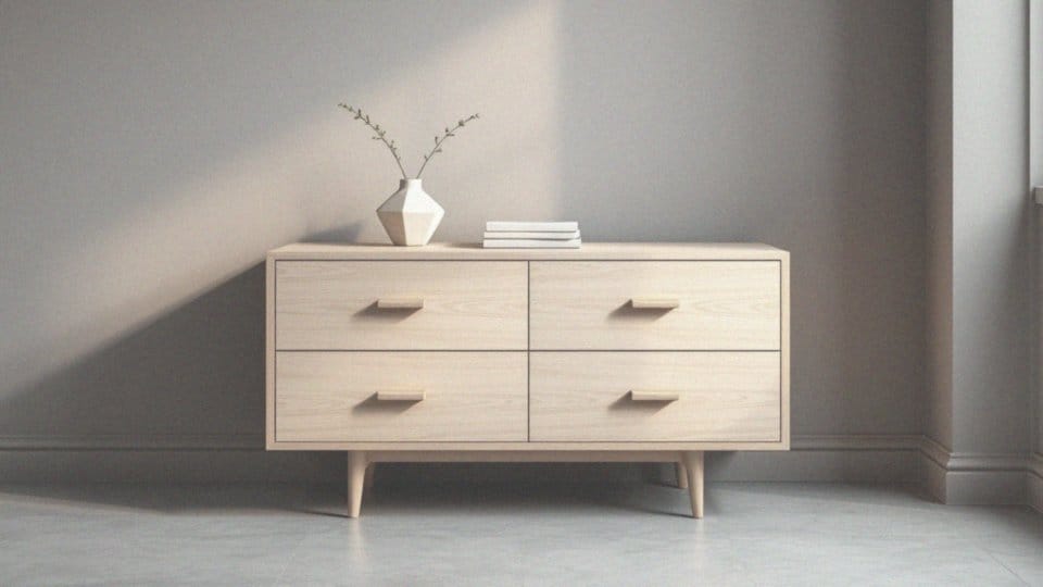 Jakie są minimalne i nowoczesne style aranżacji komody?