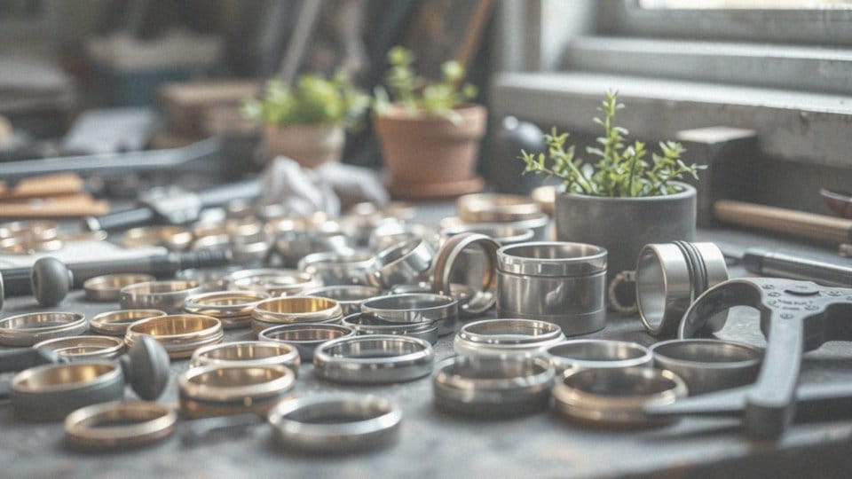 Jakie materiały są popularne w produkcji obrączek ślubnych?