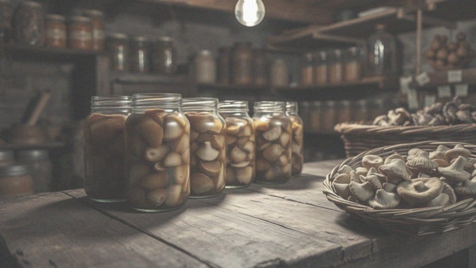 Jakie są najczęstsze metody przechowywania grzybów jadalnych?