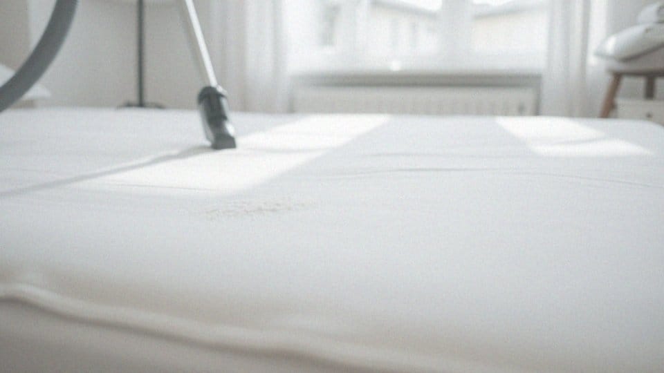 Jak przygotować materac do czyszczenia sodą?