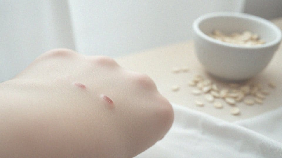 Jakie skórne reakcje są związane z nadmiarem glutenu?