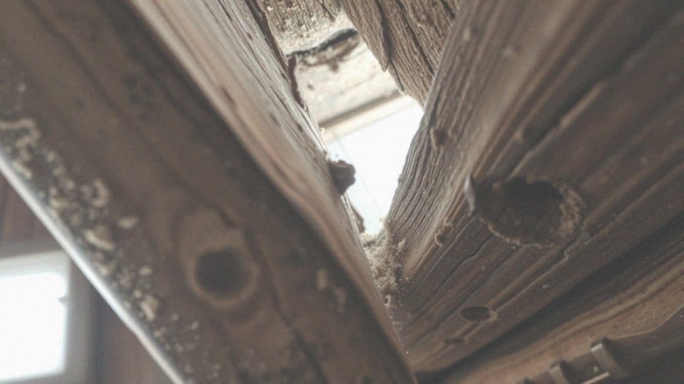 Jakie są skutki działania szkodników drewna?