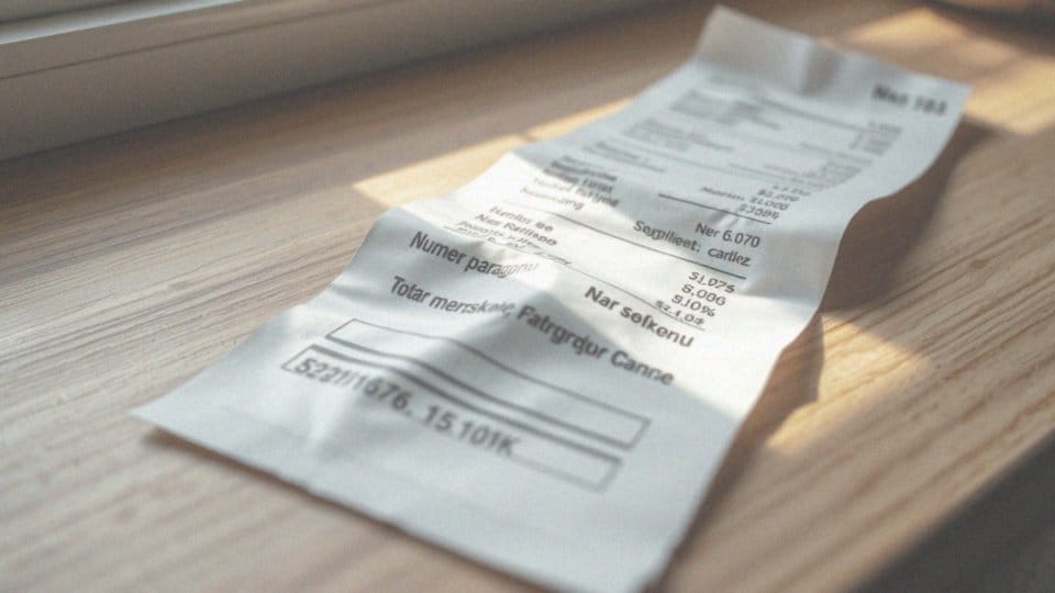 Jak odnaleźć numer paragonu na dokumencie sprzedaży?