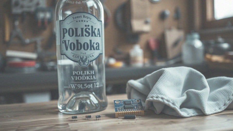 Jak wódka może być użyta jako alternatywa dla alkoholu izopropylowego?