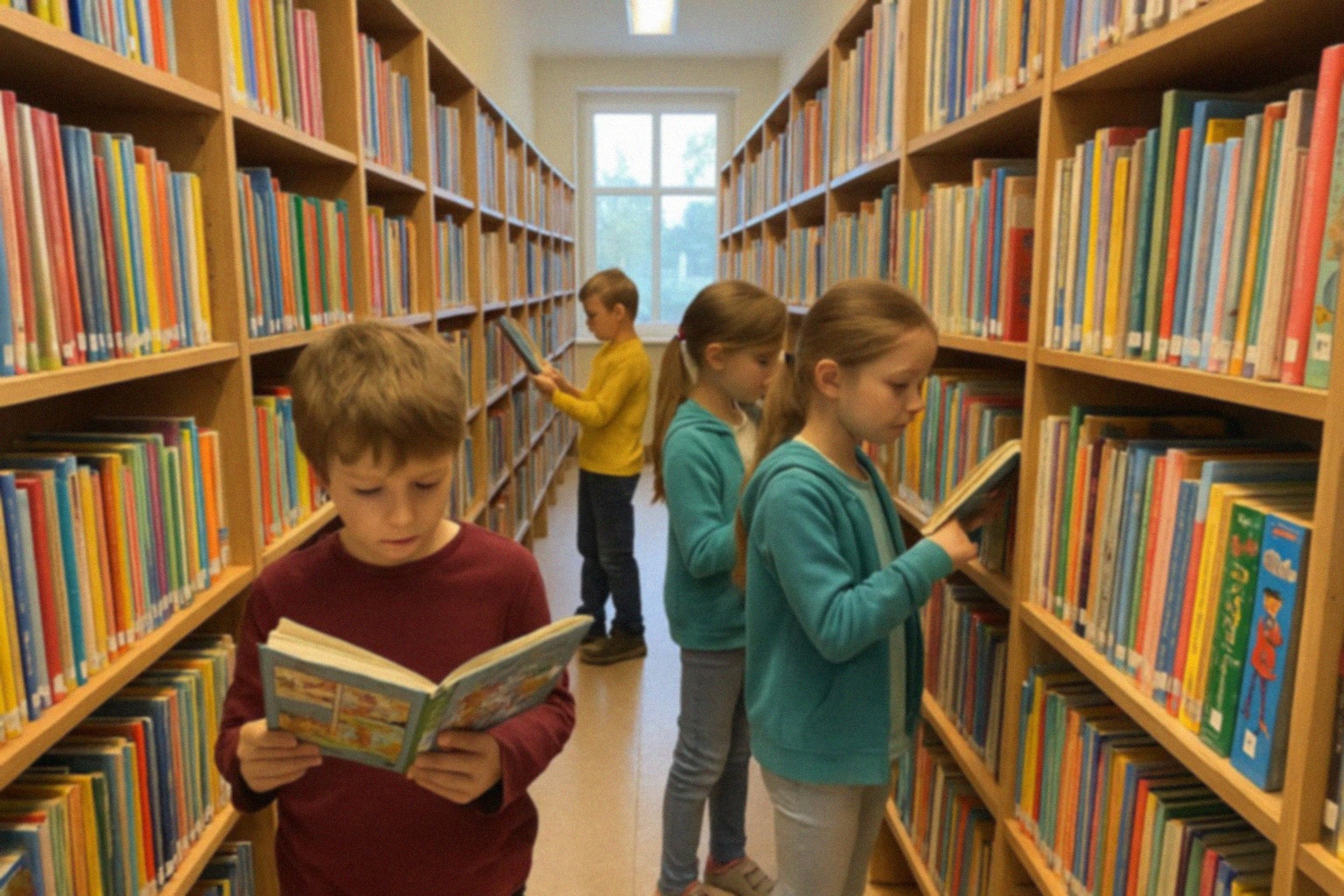Spotkanie autorskie z Agatą Widzowską w jarocińskiej bibliotece