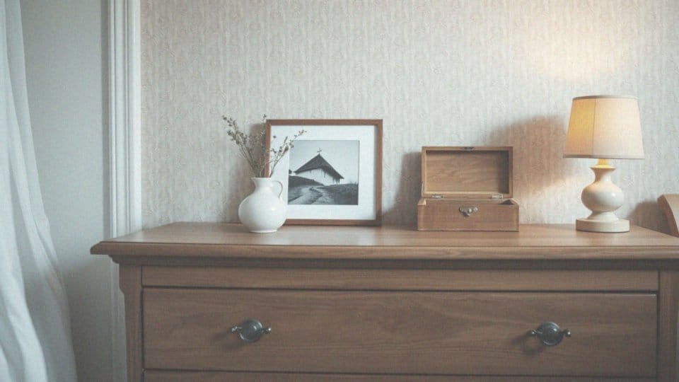 Co postawić na komodzie w sypialni? Inspiracje i pomysły